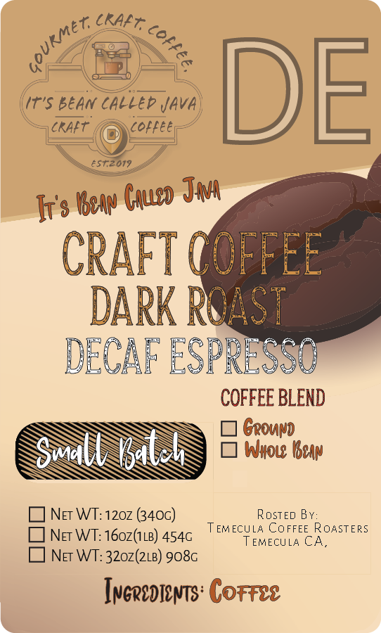 Decaf Espresso - Coffee - $15.25