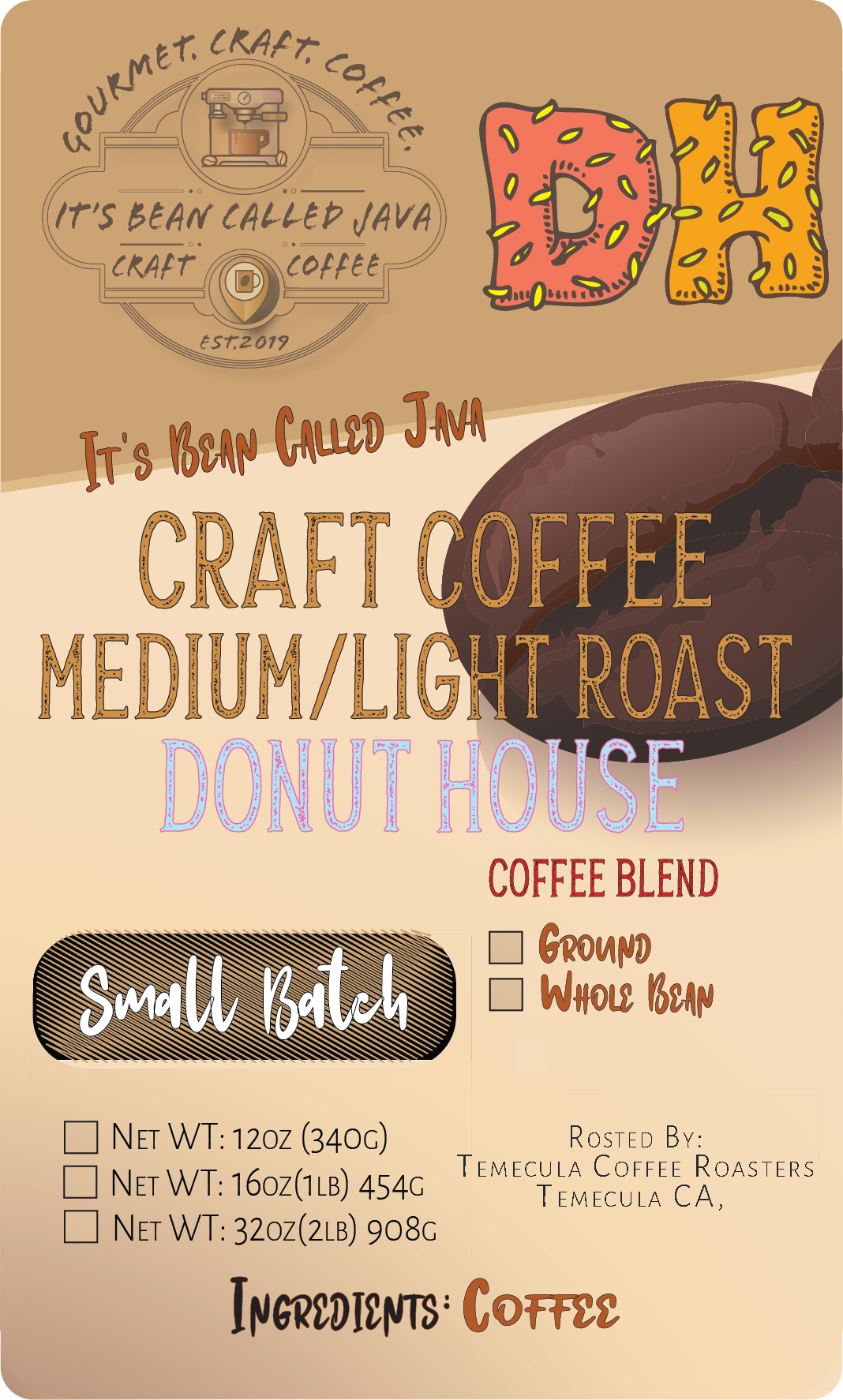 Donut House Blend - Coffee - $13.00
